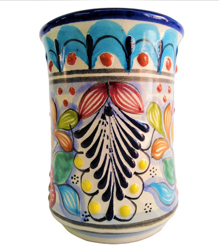 Set De 12 Tazas Cappuccino Talavera 100% Original