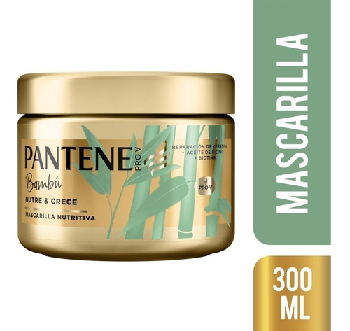 Mascarilla Pantene Pro-v Bambú Nutre & Crece 300 Ml