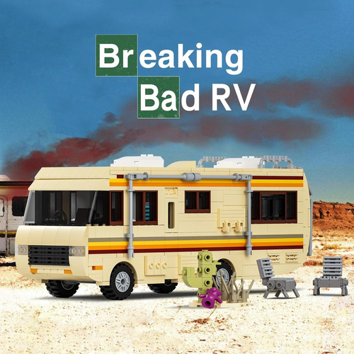 Y Para Break Bad Rv Model Car Camper Van Building Set