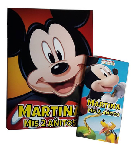 40 Libritos Colorear Y 40 Lapices X6 Mickey Mouse