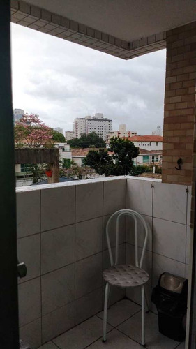 Apartamento Com 2 Dorms, Estuário, Santos - R$ 310 Mil, Cod: 1323 - V1323