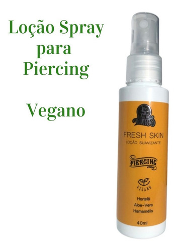 Imagem 2 de 5 de Fresh Skin Spray - 40 Ml - Cicatrizante Para Piercing