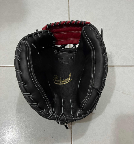Guante Catcher Zurdo Beisbol Piel Strike 3 Mascotin