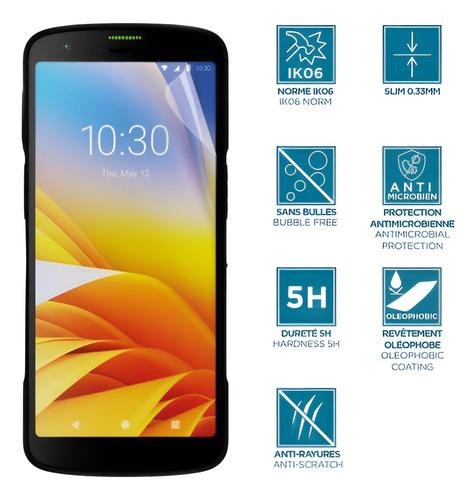 Mica Protectora De Pantalla Mobilis Para Zebra Tc22/tc27