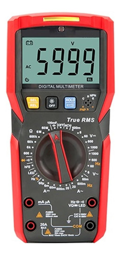 Multimetro Digital True Rms Ncv 20a Corriente Ac Dc Probador