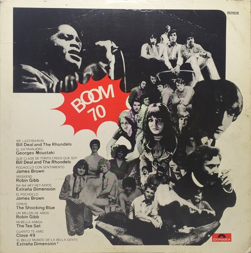 Vinilo Compilado Varios Artistas - Boom 70 - Argentina (Usado)