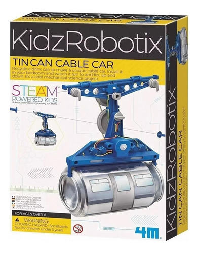 Kit De Electrónica Infantil Y Reciclado Robot Teleférico 