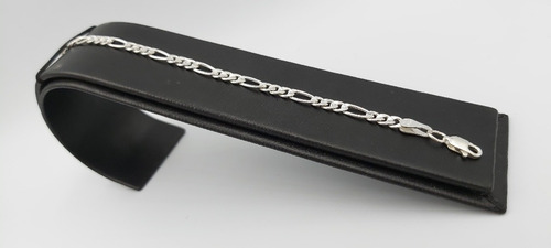 Pulso Pulsera De Plata 925 3*1 4mm Unisex Hombre Mujer