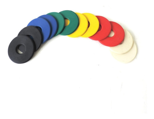 Imagen 1 de 3 de Disco De Goma Para Frenos De Caballos Diversidad De Colores