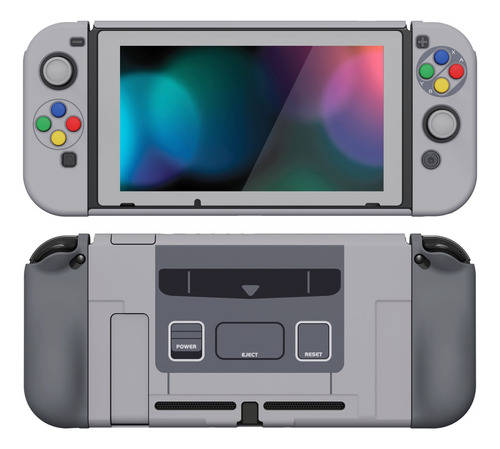 Playvital Carcasa Dura Para Nintendo Switch - Clásico Color Clásico Sfc Snes Eu