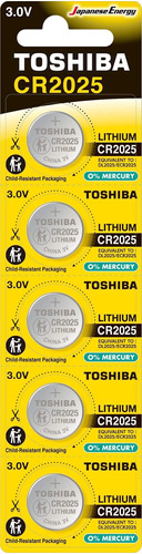 Kit 10 Cartelas Moeda Lithium 2025 C/5 Toshiba