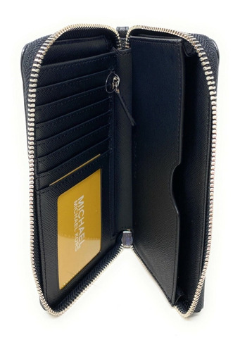 Imagen 6 de 6 de Billetera Michael Kors Original Jet Set Travel Black