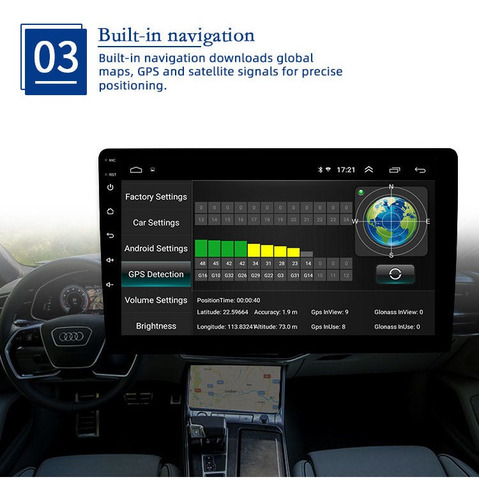 Para 1006 Auto Estéreo Wifi Gps Android 10 En 1 Din Pantalla