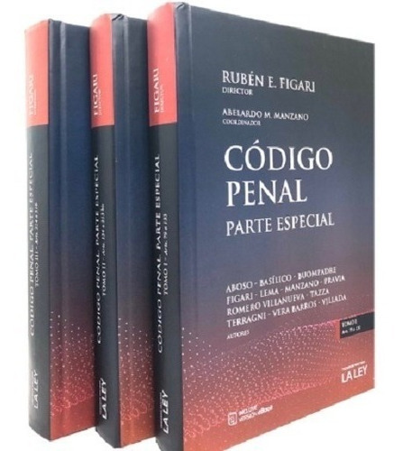 Código Penal Parte Especial 3 Tomos - Figari