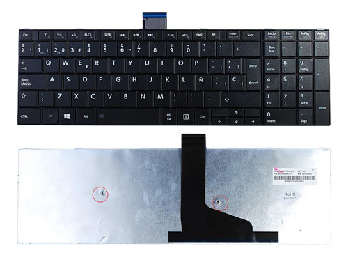 ¡¡ Teclado Toshiba C70 En Esp/ing. - Jhc Ventas !!