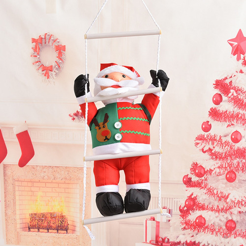 Natal Papai Noel Escada Escada Decoração De Casa De Festa De