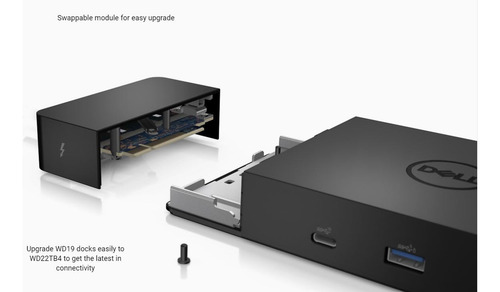 Estación De Acoplamiento Dell Thunderbolt Dock Wd22tb4 130w