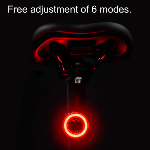 Luz Trasera De Bicicleta Recargable Por Usb De Alta Visibili