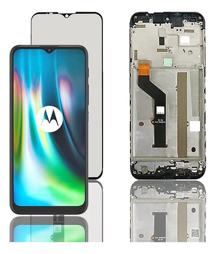 Pantalla Touch Motorola G9 Play Ips Con Marco