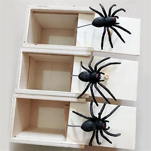 1 Caja De Asusto De Madera, Juguete Para Asustar, Juguete