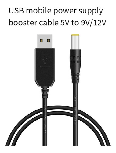 Cable De Carga Usb Power Boost De 5 V A 12 V, 1 A, Conversió
