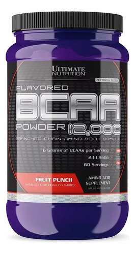 Bcaa 12000 Aminoacidos 60serv 457g Ultimate Nutrition