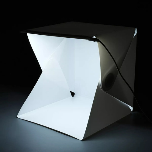 Caja Con Luz Led Plegable Para Fotografía Photobox Studio