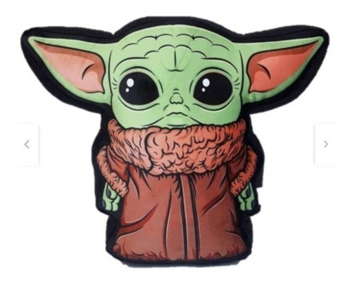 Cojín Nuevo De Colección Star Wars Serie Disney  Baby Yoda 