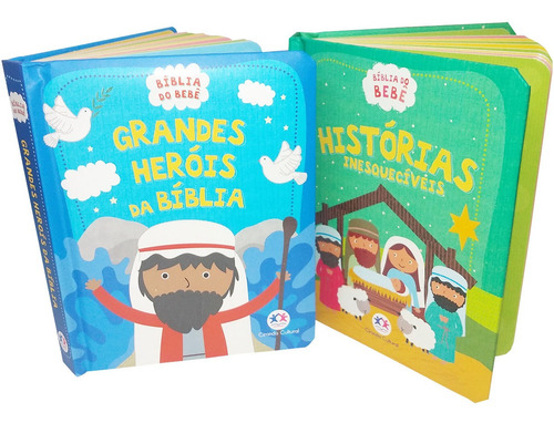 Livro Para Bebê Bíblico Cartonado A Partir 4 Meses