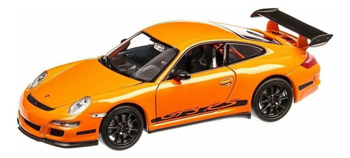 Welly Porsche 911 997 Gt3 Rs Naranja 1/24 Fundido A Troquel