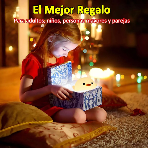Lámpara Led Recargable De Silicona Para Patitos