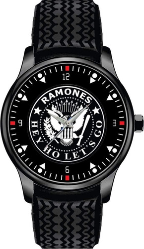 Imagem 1 de 2 de Relógio De Pulso Personalizado Bandarock Ramones Cod.bsrp066