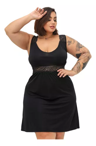 Kit 12 Peças - Camisola Sexy Plus Size