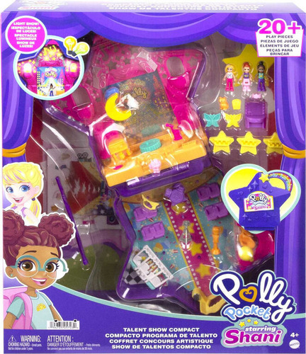 Polly Pocket - Compacto Programa De Talento - 20 Pcs Mattel
