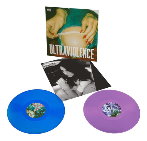 Vinilo Lp Ultraviolence de Lana Del Rey con tapa alternativa, 02-LPS, plegable, exclusivo, versión de álbum de portada alternativa en color
