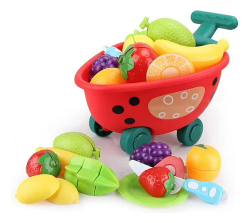 Comida Simulada Cutting Play Para Niños, Frutas, Juguetes Y