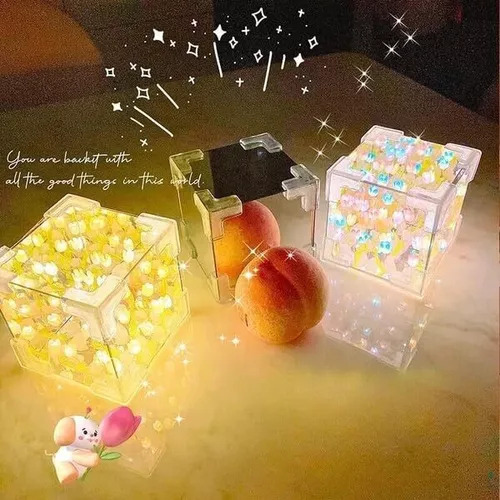 . Tulipán Flor Mar Luz De Noche Hecha A Mano Regalo Diy