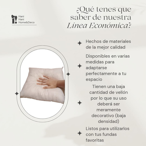 Relleno De Almohadón 100x45 Vellón Siliconado Blanco Línea Económica