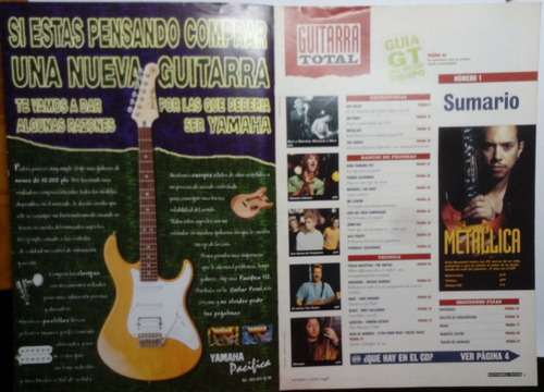 Revista Guitarra Total Número 1 Con Cd (Usado)