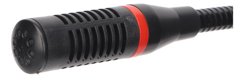 Condensador De Microfone Gooseneck, Mesa Flexível Com Fio De