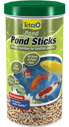 Tetra Pond Sticks 100gr Alimento Para Peces Goldfish Y Koi