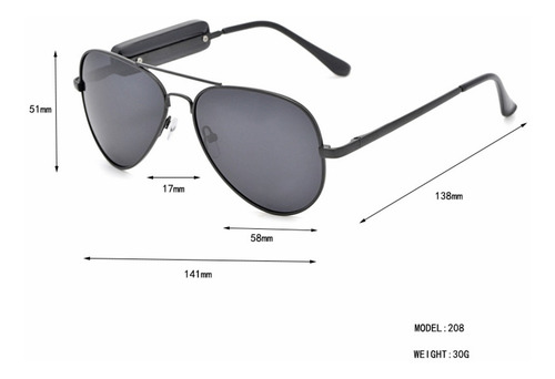 Imagen 11 de 12 de Música Gafas De Sol Teléfonos Pc Tabletas Color 03