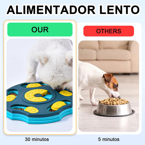 Juguete De Rompecabezas Para Perros, Dispensador Interactivo