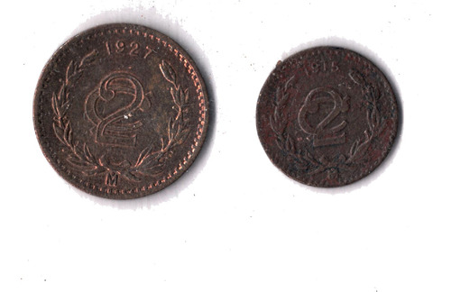 2 Centavos De 1927   20 Mm  Nueva               L1h14 R4 C4
