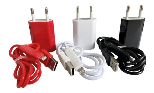 Kit Cargador Para iPhone 5w + Cable 1mt Febo