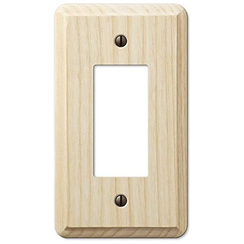 Placa De Pared De Madera De Fresno 1 Interruptor