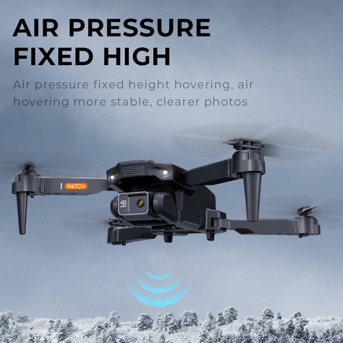 Lente Drone H15 4k Single Shot 2 Baterias Cor Preto