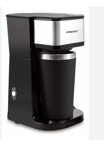 Cafetera Eléctrica Sokany Sk-1123 Personal Con Vaso Termico