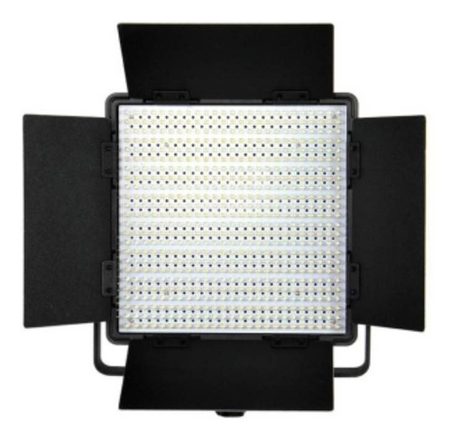 Panel De Luz Led Nanguang Cn-600sa Color  Blanca Fría Con Estructura Negro 110v/240v