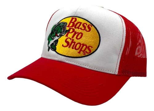 Gorra Bass Pro Shops Bordada Rojo 100% Original